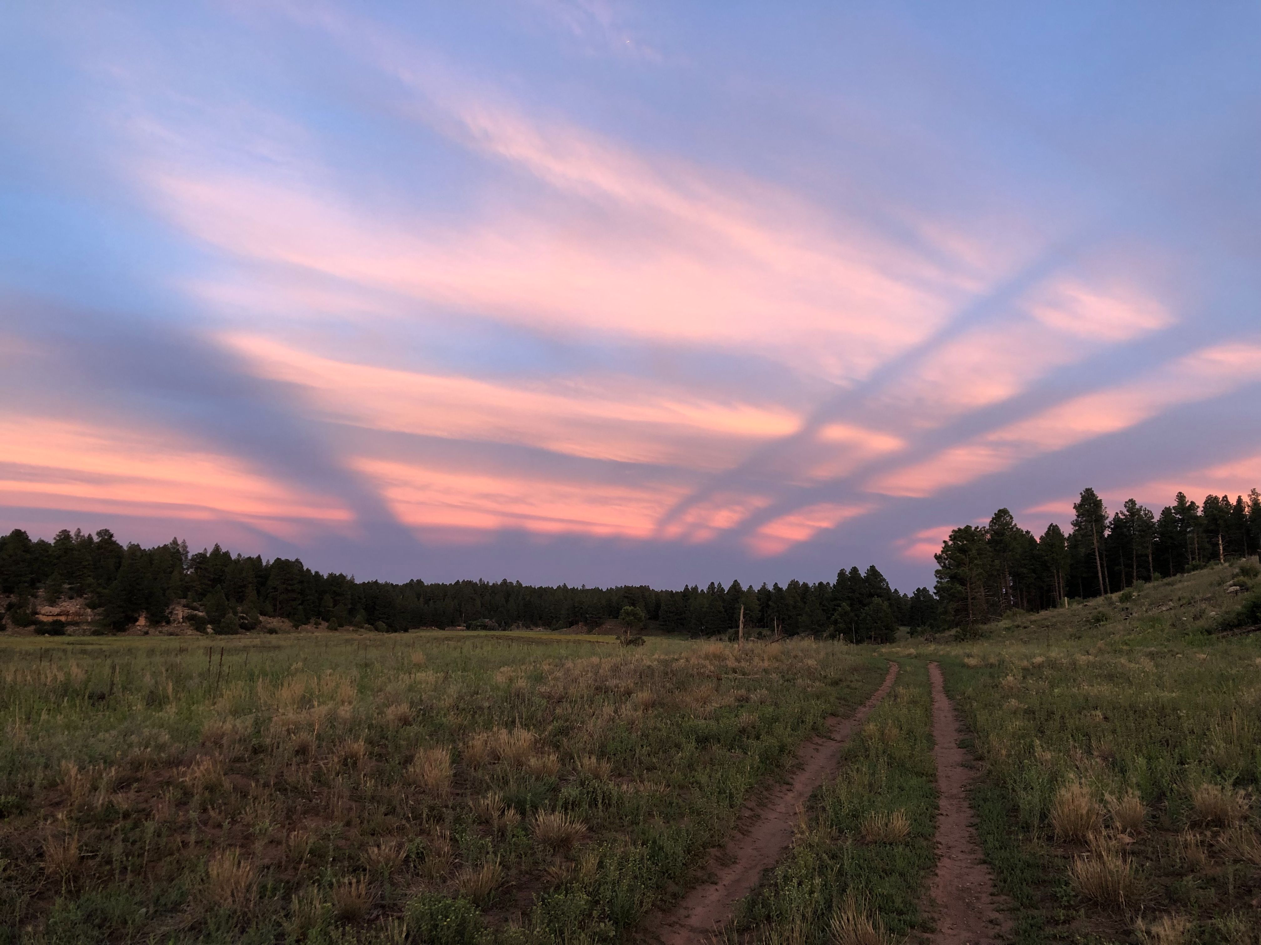 flagstaff sunset sky